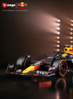 Modelo De Coche De Carreras Bburago F1 RedBull Miami RB19 2023 Aleación De Metal Escala 1:43 Max Verstappen Juguete De Vehículo Die Cast - details 0