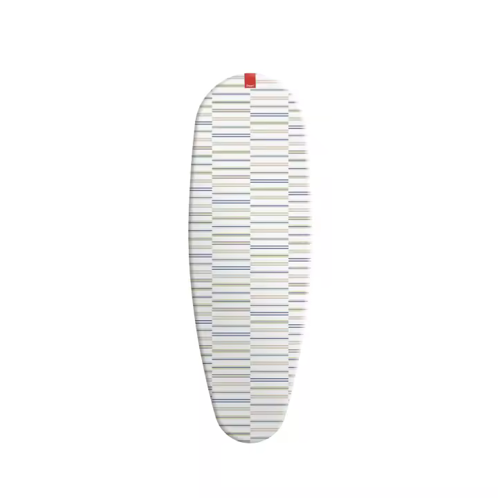 Rayen  Funda Tabla de Planchar Universal  Funda de Planchar Ajuste EasyClip  2 capas: 100% Algodón con Espuma  Tejido Microperforado  Medida: 130 x 47 cm  Estampado Blanco - 1
