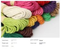 Cuerda De Lino Colorida Y Gruesa De 10m/6mm Para Artesanía DIY Y Decoración De Bolsos Con Cordón Para Sujeción Accesorios Incluidos - details 2