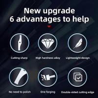 Juego De Cortauñas Doble Cara Universal Con Kit De Adaptador 6/9 Herramienta De Jardinería Ligeras Y Eficientes Para Accesorios De Cortacésped - details 5
