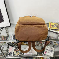 Mochila Casual De Lona Para Mujer Gran Capacidad Bolso De Mano Para Estudiantes De Colegio Viaje Mochila De Hombro Vintage - details 14