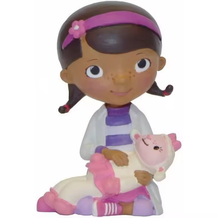 FIGURA PVC BULLYAND - 12901 Disney Doctora Juguetes - Doctora Juguetes con corderito - 1