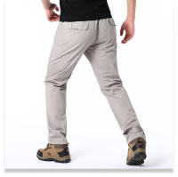 Pantalones Casuales Para Hombre Verano Algodón Estilo Delgado Cintura Elástica Deportes Al Aire Libre Trabajo Pantalones Solids - details 10
