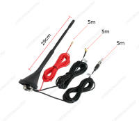 Antena De Coche Universal 3 En 1 DAB+AM+FM Con Cable De 5M Amplificada Montaje En Techo Impermeable Y Resistente Al Polvo Accesorios De Auto - details 7