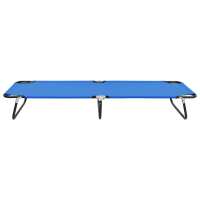 vidaXL Tumbona plegable acero Azul, Negro, Rojo Sillas de Exterior Ideal para jardín, playa, piscina, terraza Tumbona Piscina Tumbonas Playa Tumbonas Jardín Exterior - details 0