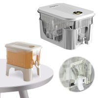 Juguetum 5L Dispensador De Bebidas Con Grifo Para Nevera Pitcher De Agua Fría Para Casa Cocina Camping Fiesta Plástico Reutilizable - details 0