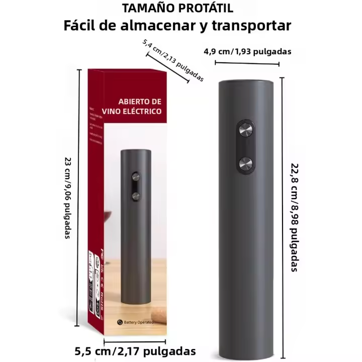 Set De Abrevidrios Eléctricos Con Base De Carga O Potenciado Por Batería Y Luz LED Adecuado Para Enthusiastas Del Vino - 1