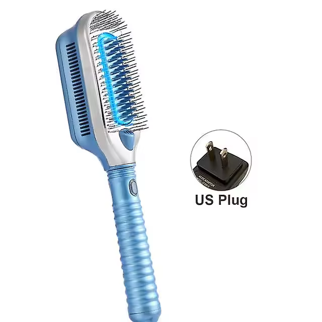 Nuevo profesional plancha de pelo peine/Pelo therapy De Hielo de Iones negativos Viento frío peine sin Sombrero - 1