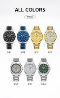 Reloj De Pulsera Para Hombre NAVIFORCE 2023 Acero Inoxidable Militar Casual Resistente Al Agua Cuarzo Calendario Deportivo - details 14