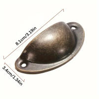 10 Piezas De Manijas De Puerta Metálicas Antiguas Estilo Rustico Chic Con Agarre Ergonómico Instalación Fácil Acabado Pintado - details 2