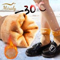 Calcetines Cortos De Piel De Cachemira Térmicos Para Mujer Invierno Gruesos De Poliéster Y Algodón Calcetines De Veludo De Nieve Para Casa - details 1