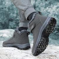 Botas De Nieve Para Mujer Botines De Invierno Casuales Con Plush Non-slip Talla Grande Cuero Sintético Lining De Peluche Acolchado Botines De Combate Para Motocicleta Y Senderismo - details 5