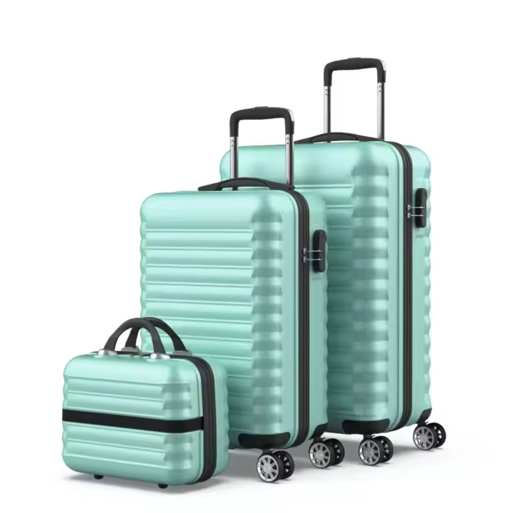 Numada Juego de Maletas Upfly  3pzs ABS Maleta Cabina 53cm, Mediana 63cm y Neceser - 1