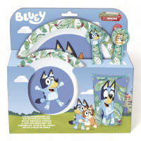 Set Vajilla Infantil Bluey 5 piezas (Stor)  Plato, Vaso, Cuenco y Cubiertos  Reutilizable, Apto para Microondas, Libre de BPA - details 2