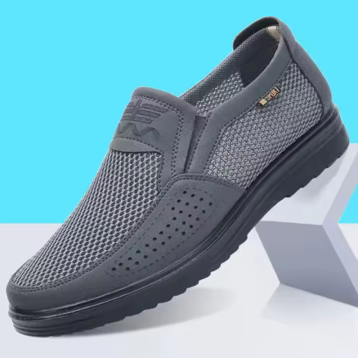 Zapatillas De Verano 2024 Para Hombre Moda Casual Transpirables Zapatillas Hombre Zapatos De Caminar Comodidad Mesh Suela De Goma - 1