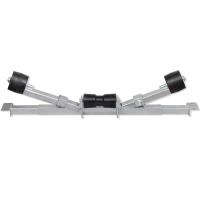 vidaXL Soporte para remolque de barco con rodillos - details 1