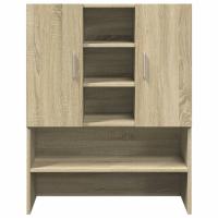 vidaXL Armario de lavadora roble Sonoma 70,5x24x90 cm - details 2
