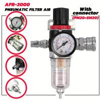 Unidad De Tratamiento De Aire Pneumático AFR-2000 Con Conector PM20+SM20 Regulador De Presión Válvula Reductora De Compresor - details 0