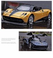 Modelo De Coche Deportivo Pagani Huayra Dinastia a Escala 1:36 En Metal Con Sonido Y Luz Regalo Para Niños Coleccionable F562 - details 8