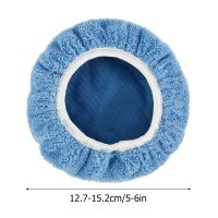 Kit De 10 Pads De Pulido Ajustables Y Antideslizantes Para Coche Cubierta De Cera Accesorios De Limpieza Detallada Fibra Sintética Y Superfina Azul Y Blanco 5-6 Pulgadas Y 9-10 Pulgadas - details 6