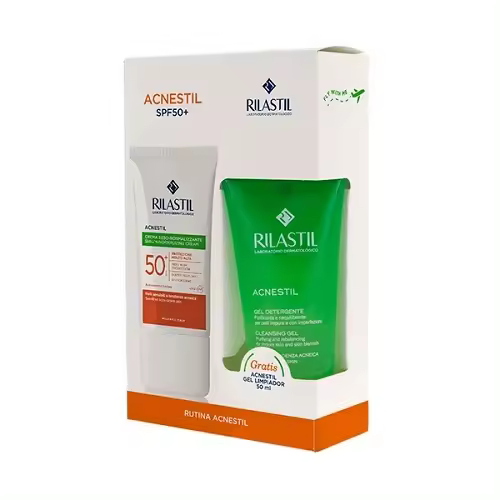 Rilastil Sun System Pack Acnestil Spf50+   + Gel 50 Ml - 1