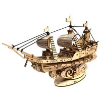 Puzzle 3D De Barco De Madera Ocean Sailing Modelo Escala Kit De Modelado DIY Regalo De Artesanía Decoración Para El Hogar Juguete Mecánico Regalo De Cumpleaños O Navidad - details 0