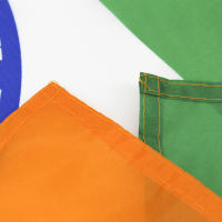 Bandera India 90x150 CM Para Decoración FLAGLINK Material Polyester Estilo Colgante Personalizable - details 3