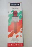 Micrófono Inalámbrico Electrotek 5W Rosa Dorado con función karaoke  Libertad Acústica  Alta calidad de sonido  Incluye cable de carga USB  Ideal para Karaoke Systems - details 1