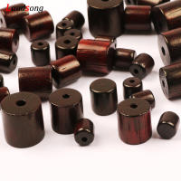 Bolas De Madera De Sándalo Naturales Cilíndricas Para Joyería DIY Accesorios Para Pulseras Tamaños 6/8/10/12mm Espaciadores - details 2