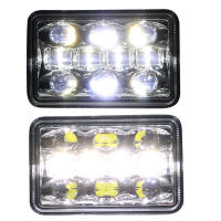Faros LED 12V 24V 4x6 Pulgadas H4 Lámpara De Trabajo Cuadrada Para Reemplazo En Coches Jeep Motocicletas Camiones GMC Chevrolet - details 16