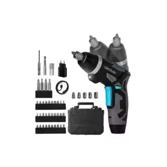 Cecotec 187 PowerGyro 4000 Light Atornillador con batería 3 6V 1.500mAh. Convertible 2en1. Par de apriete regulable hasta 6Nm. Luz LED integrada y modo linterna. Velocidad 200rpm. - 1