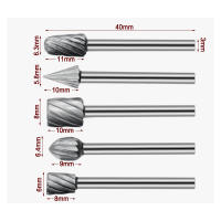 Brocas De Carburo De Titanio Shank Para Taladro Eléctrico Herramientas Rotativas Dremel Para Metal Milling Cutter Y Carpintería - details 2