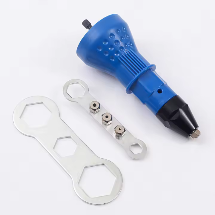 Taladro inalámbrico eléctrico, pistola remachadora, herramienta remachadora inalámbrica, adaptador de taladro remachador - 1