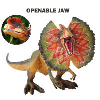 Juguete De Dinosaurio Dilophosaurus Con Bocaza Movable Figuras De Animales En Plástico Juguetes Para Fiesta Cumpleaños Regalos - details 4