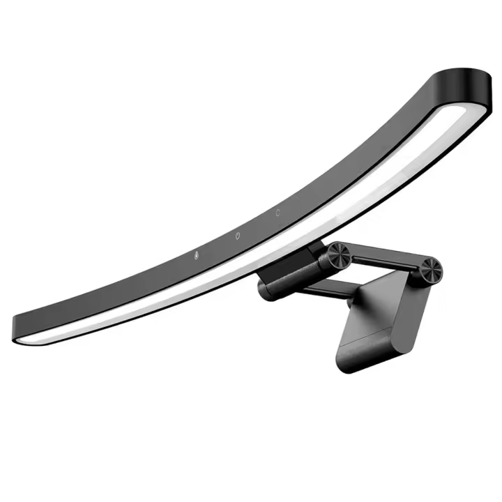 Lámpara De Escritorio RGB LED Para Pantalla De PC Luz De Lectura USB Control De Intensidad Sin Salto Soporte Para Colgar - 1
