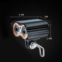 Luz De Bicicleta Frontal 800LM Con 2 Lámparas LED 5V-48V Faro De Montaña Para Ciclismo Nocturno Advertencia Fosa Exterior - details 11