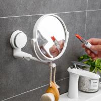 Espejo De Maquillaje Plegable De Pared Para Baño Con Ventosa Libre De Agujeros Accesorios De Baño De Alta Definición Material ABS Y Acero Inoxidable - details 6
