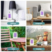 Lampara Asesina De Mosquitos Eléctrica Recargable USB Trampa De Insectos Control De Plagas Para El Hogar Y Exteriores Repelente De Mosquitos - details 13