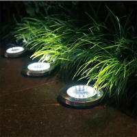 Lámpara Solar IP68 LED Para Exteriores Luz De Suelo Con Energía Solar Para Jardín Patio Camino Decoración De Jardín Luz Subterránea Para Pista Y Pared - details 8
