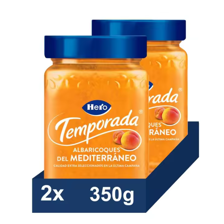 HERO Mermelada temporada Albaricoque pack 2x350g - 1