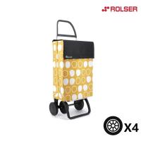 STARLEY-Carro de compra con 4 ruedas y cuerpo de aluminio, 43 litros, ROLSER, Dimensiones Abierto 4 Ruedas: 390 x 470 x 925 mm. Dimensiones Plegado: 390 x 215 x 1050 mm. - details 5