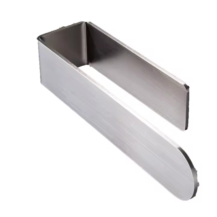 Toallero Toallero autoadhesivo estilo europeo, sin taladrar, fabricado en acero inoxidable SUS304, dimensiones: 20 cm x 4,5 cm (Largo x Alto) - 1ud - 1