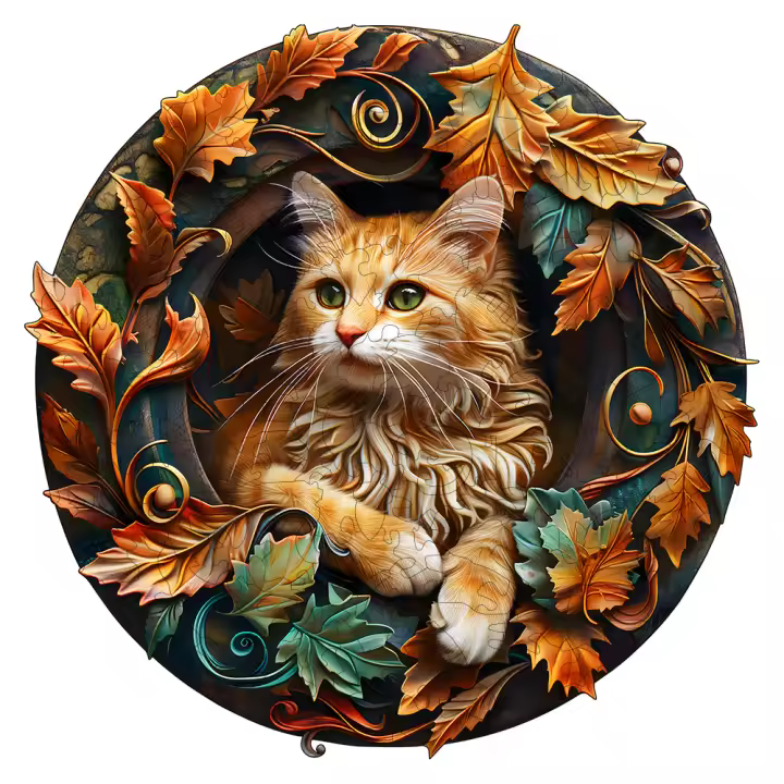 Rompecabezas De Madera En Forma De Animal Irregular Regalo De Alivio Del Estrés Para Adultos Juego De Mesa Decorativo Artesanal Para Jıgsaw Puzzle - 1