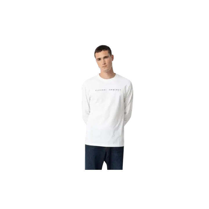 Tiffosi - Camiseta de manga larga para hombre en color blanco - 1