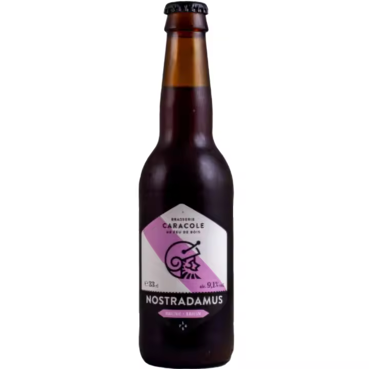 6 uds x Nostradamus 33Cl cerveza belga tostada - 1