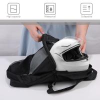 Bolsa De Viaje Para Motocicleta Expandible 20-28L Capacidad Grande Impermeable Para Laptop Y Casco Bolsa De Hombro Para Viajes En Motocicleta - details 3