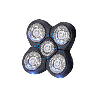 Cabezales de repuesto para Eléctrica 5 en 1 para hombre, reemplazables, flotantes, lavables (Negro, 1 Unidad) - details 0
