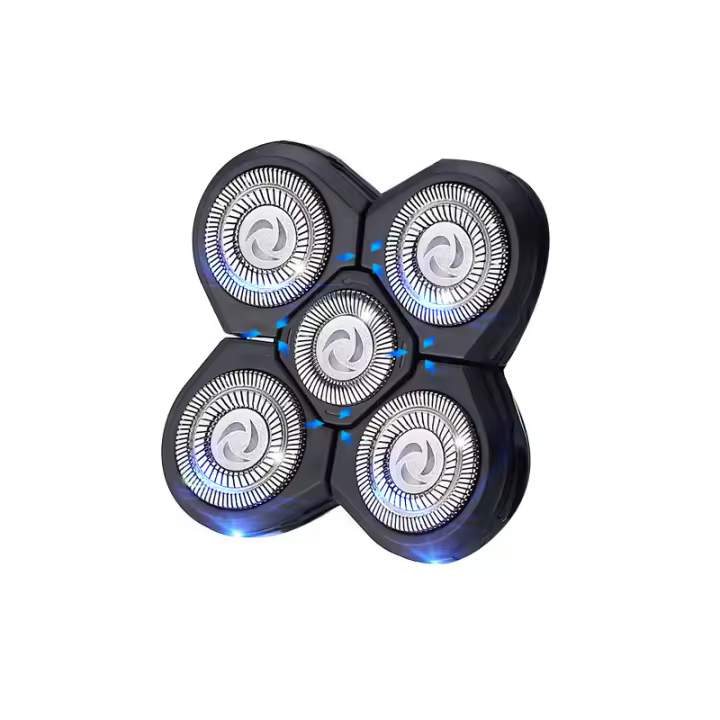 Cabezales de repuesto para Eléctrica 5 en 1 para hombre, reemplazables, flotantes, lavables (Negro, 1 Unidad) - 1