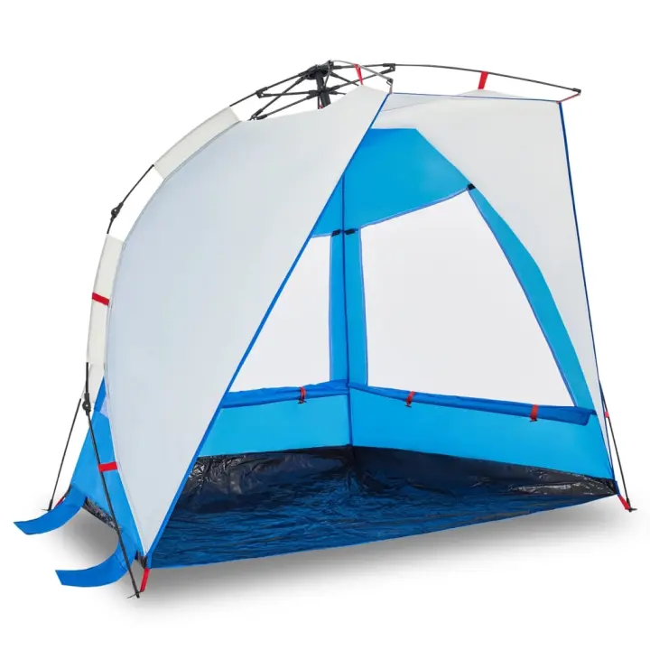 vidaXL Tienda de playa 2 personas impermeable apertura rápida Color azure blue,  Gris,  Verde mar y mas - 1
