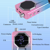 Máquina De Uñas Eléctrica Recargable 45000RPM Con Base Set De Pulidora De Uñas Y Eliminador De Polvo De Gel Bajo Ruido Para Manicura - details 4